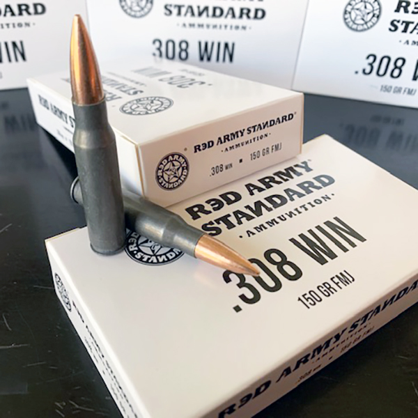 Red Army Standard 308 WIN 150 gr. FMJ WHITE BOX 500 rnd/case